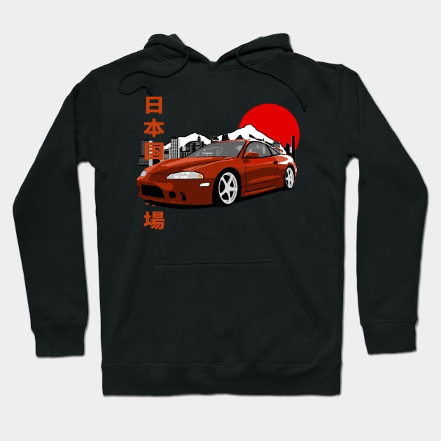 Mitsubishi Eclipse 2 gen Hoodie by Rebellion Store